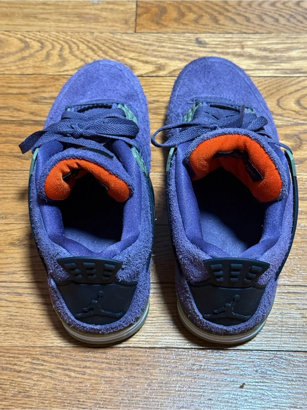 2022 Air Jordan 4 Retro “Canyon Purple” Sneakers Women: 9.5 Men: 8 - Picture 6 of 14